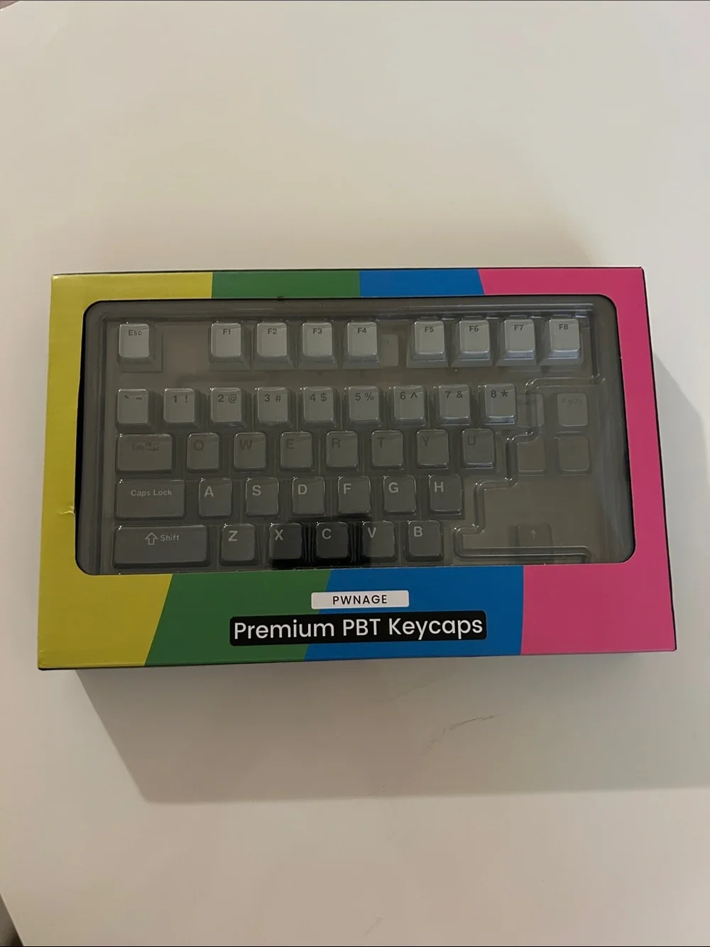 PWNAGE Premium Gray PBT Keycaps - 60% Keyboard Set